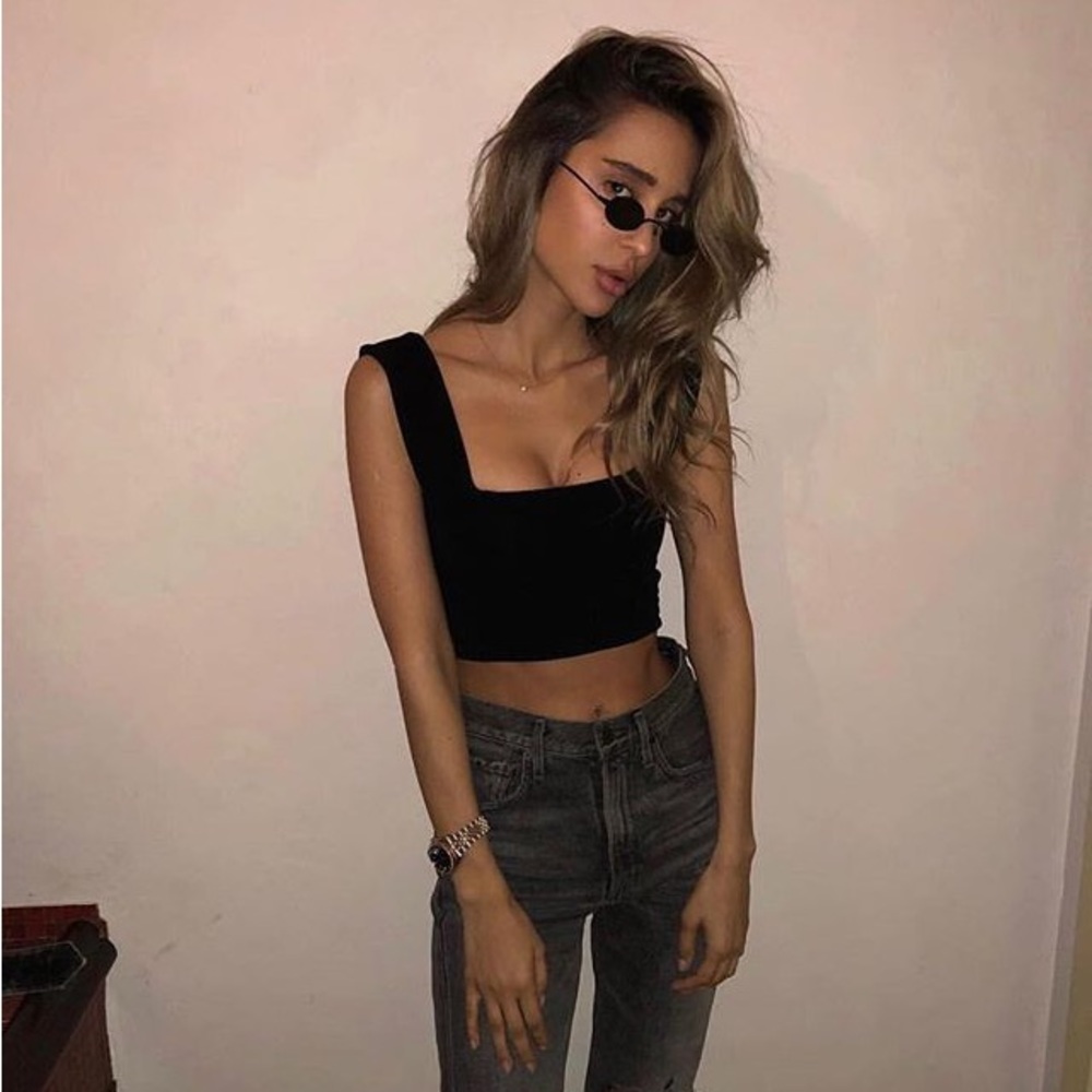 AREYOUAMI KIMBA TANK IN BLACK